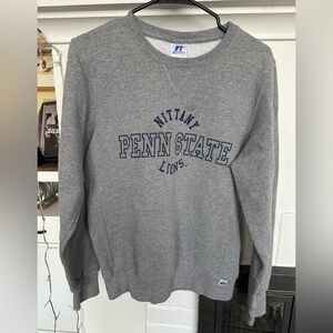 Russell Athletic Gray Penn State Crewneck Sweater